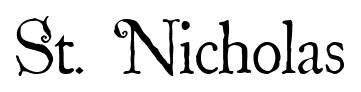 St. Nicholas font